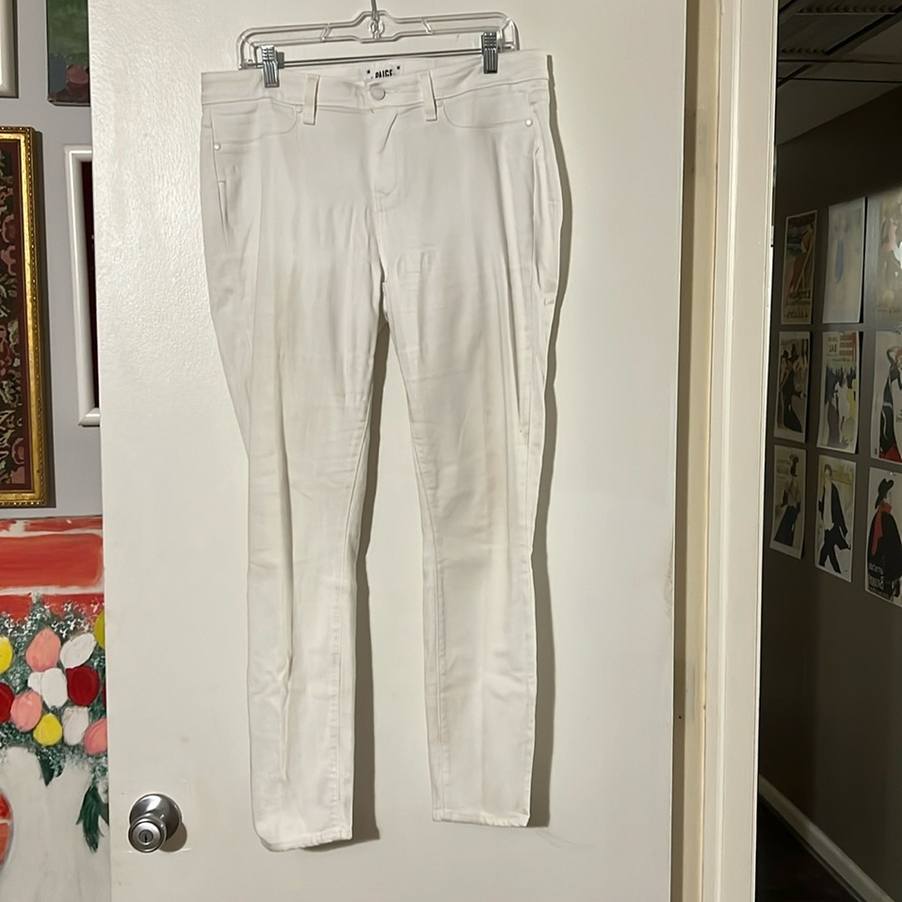 PAIGE white verdugo ankle women’s jeans